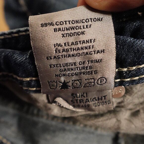 Silver Jeans Co. Suki Straight Women’s Size 16/32 Dark Wash Classic Stretch - Picture 13 of 13